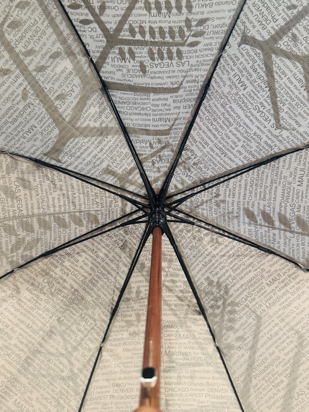 Four Seasons Luxury large Umbrella from Lanai Hawaii - Picture 4 of 10